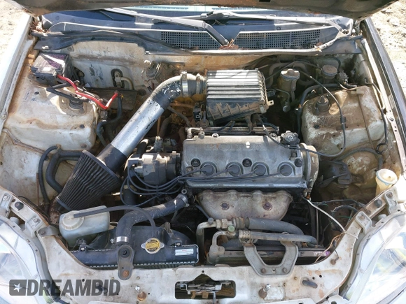 1996 Honda Civic DX with VIN 1HGEJ6120TL059446, listed as a IAAI auction lot 41748406 with 320,383 mi miles. Bid and sale history available at carsss.com. Image 10.