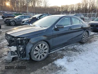 2019 Mercedes-Benz CLA with VIN WDDSJ4GB1KN756145, listed as a Copart auction lot 89268455 with 88,428 mi miles and Salvage Title. Bid and sale history available at carsss.com. Image 1.