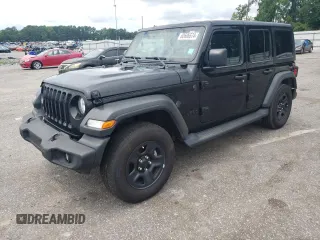 2023 Jeep Wrangler Sport z VIN 1C4HJXDG0PW626106, wystawiony jako Copart lot #62696574 z przebiegiem 16 207 mil mil oraz Szkoda całkowita • Salvage title. Historia ofert i sprzedaży dostępna na DreamBid. Obrazek 1.