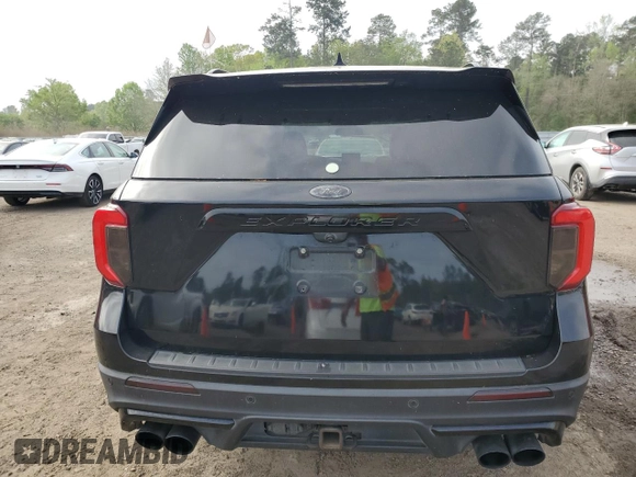 2020 Ford Explorer ST with VIN 1FM5K8GC7LGB38804, listed as a Copart auction lot 50213745 with 97,941 mi miles and Salvage Title. Bid and sale history available at carsss.com. Image 6.