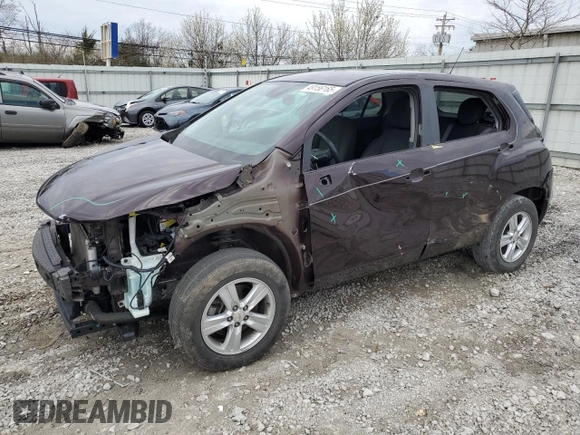 2021 Chevrolet Trax LS with VIN KL7CJKSB1MB314199, listed as a Copart auction lot 49156165 with 69,886 mi miles and Salvage title. Bid and sale history available at DreamBid. Image 1.