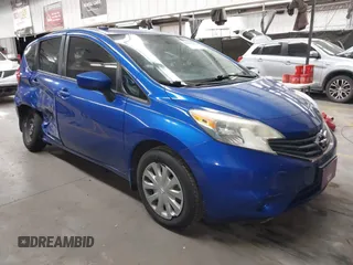 2015 Nissan Note SR z VIN 3N1CE2CP1FL437913, wystawiony jako IAAI lot #42595388 z przebiegiem 78 683 mil mil oraz . Historia ofert i sprzedaży dostępna na DreamBid. Obrazek 1.