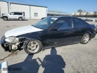 1998 Honda Civic EX with VIN 1HGEJ8246WL108052, listed as a Copart auction lot 42208175 with 281,304 mi miles and Salvage Title. Bid and sale history available at carsss.com. Image 1.