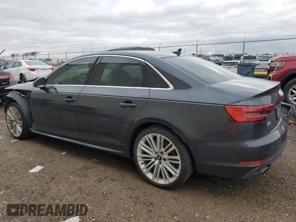 2017 Audi A4 Prestige with VIN WAUFNAF42HN037462, listed as a Copart auction lot 88116335 with 87,725 mi miles and Salvage Title. Bid and sale history available at carsss.com. Image 2.
