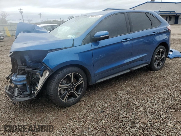 2021 Ford Edge ST z VIN 2FMPK4AP3MBA35174, wystawiony jako Copart lot #55628725 z przebiegiem 37 310 mil mil oraz Szkoda całkowita • Salvage title. Historia ofert i sprzedaży dostępna na DreamBid. Obrazek 1.