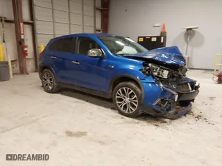 2019 Mitsubishi Outlander Sport ES 2.0 with VIN JA4AP3AU3KU035432, listed as a IAAI auction lot 41724917 with 105,772 mi miles. Bid and sale history available at carsss.com. Image 1.