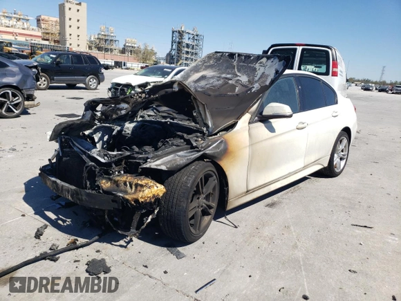 2013 BMW 3 Series 328i with VIN WBA3A5C55DF354000, listed as a Copart auction lot 49655685 with Not Provided miles and Salvage Title. Bid and sale history available at carsss.com. Image 1.