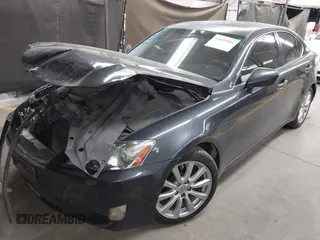 2008 Lexus IS with VIN JTHBK262085076032, listed as a IAAI auction lot 41839802 with 184,279 mi miles. Bid and sale history available at carsss.com. Image 17.