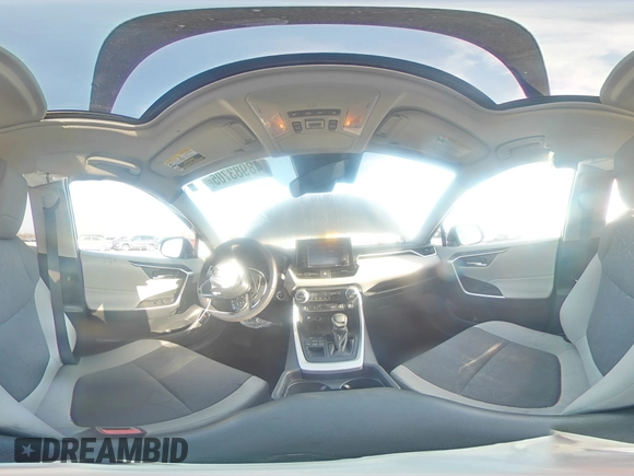 2020 Toyota RAV4 XLE with VIN 2T3P1RFV2LW106551, listed as a Copart auction lot 48983705 with 76,306 mi miles and Salvage Title. Bid and sale history available at DreamBid. Image 14.