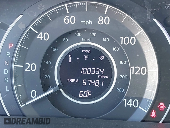 2015 Honda CR-V EX-L with VIN 2HKRM3H79FH515749, listed as a IAAI auction lot 41819931 with 100,334 mi miles. Bid and sale history available at carsss.com. Image 15.