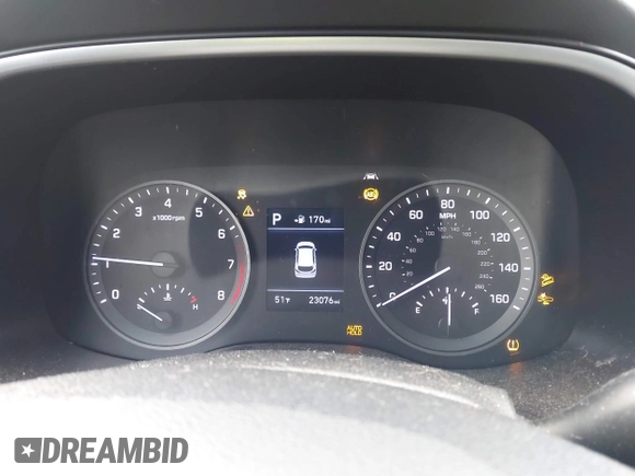 2019 Hyundai Tucson SE with VIN KM8J2CA46KU977863, listed as a IAAI auction lot 41704318 with 23,076 mi miles. Bid and sale history available at carsss.com. Image 7.