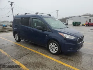 2020 Ford Transit Connect Wagon XLT with VIN NM0GE9F24L1471321, listed as a Copart auction lot 53403925 with 198,056 mi miles and Clean Title. Bid and sale history available at carsss.com. Image 4.
