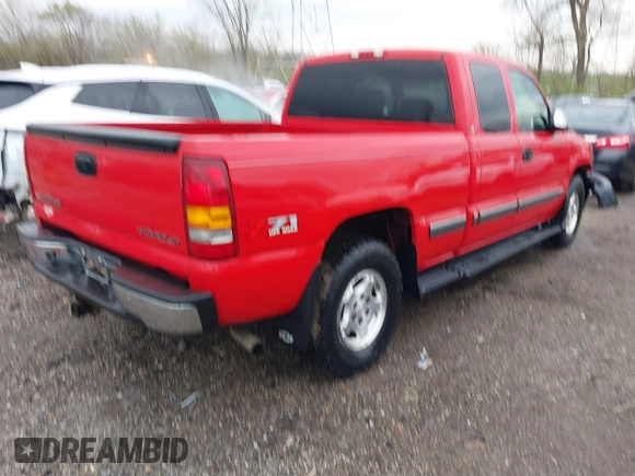 2001 Chevrolet Silverado 1500 LS with VIN 1GCEK19T01Z221243, listed as a IAAI auction lot 41952032 with 129,665 mi miles and . Bid and sale history available at DreamBid. Image 4.