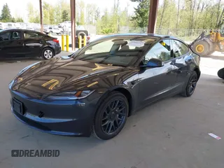 2025 Tesla Model 3 Long Range with VIN 5YJ3E1EA1SF923548, listed as a IAAI auction lot 42046257 with 3,979 mi miles and . Bid and sale history available at carsss.com. Image 17.