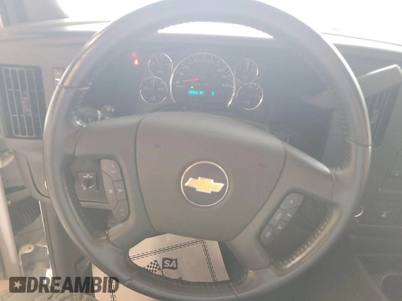 2022 Chevrolet Express Cargo with VIN 1GCWGAFP9N1262441, listed as a IAAI auction lot 42726973 with 39,809 mi miles and . Bid and sale history available at DreamBid. Image 21.