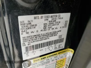 2011 Ford Expedition EL XLT with VIN 1FMJK1H5XBEF48674, listed as a Copart auction lot 77791884 with 118,406 mi miles and Salvage Title. Bid and sale history available at carsss.com. Image 13.