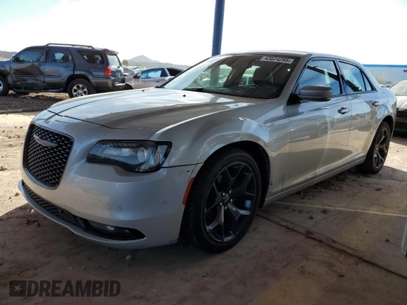 2021 Chrysler 300 S with VIN 2C3CCABGXMH529143, listed as a Copart auction lot 43624295 with 122,639 mi miles and Salvage title. Bid and sale history available at DreamBid. Image 1.