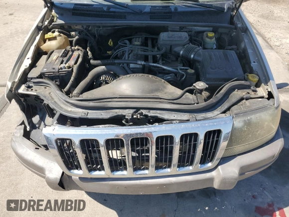 2003 Jeep Grand Cherokee Laredo with VIN 1J4GW48S23C524693, listed as a Copart auction lot 64461755 with 243,936 mi miles and Salvage title. Bid and sale history available at DreamBid. Image 12.