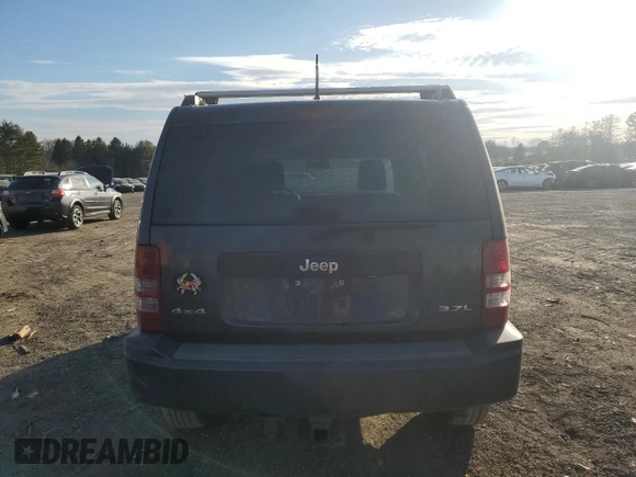 2008 Jeep Liberty Sport with VIN 1J8GN28K48W107880, listed as a Copart auction lot 47458215 with 225,444 mi miles and Salvage Title. Bid and sale history available at DreamBid. Image 6.