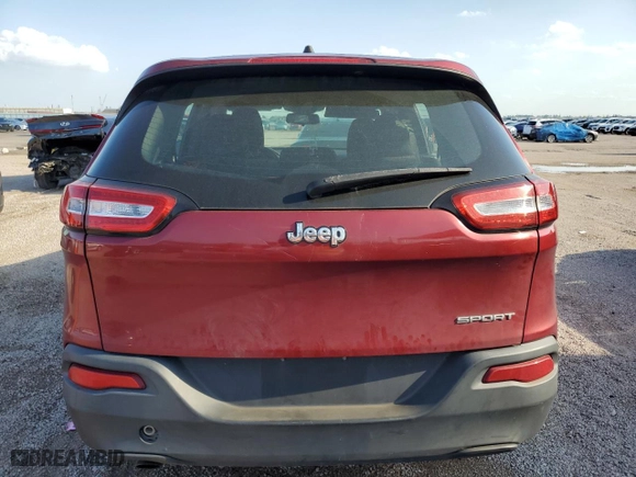 2017 Jeep Cherokee Sport with VIN 1C4PJLAB6HW527546, listed as a Copart auction lot 49842695 with 289,214 mi miles and Clean Title. Bid and sale history available at carsss.com. Image 6.