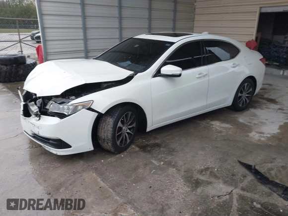2015 Acura TLX with VIN 19UUB1F38FA017524, listed as a IAAI auction lot 41655481 with Not Provided miles and . Bid and sale history available at DreamBid. Image 20.