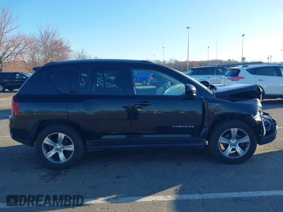 2016 Jeep Compass High Altitude Edition with VIN 1C4NJDEB3GD762908, listed as a IAAI auction lot 41883275 with 93,968 mi miles. Bid and sale history available at carsss.com. Image 12.
