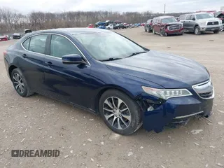 2017 Acura TLX w/Technology Pkg with VIN 19UUB1F51HA003548, listed as a IAAI auction lot 41843968 with 72,902 mi miles. Bid and sale history available at carsss.com. Image 1.