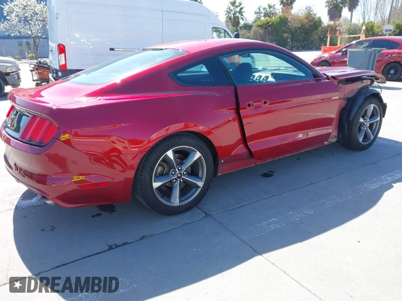 2017 Ford Mustang V6 with VIN 1FA6P8AM7H5266142, listed as a IAAI auction lot 41993504 with 53,107 mi miles and . Bid and sale history available at carsss.com. Image 4.