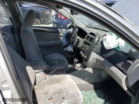 2009 Kia Spectra EX with VIN KNAFE222595663938, listed as a Copart auction lot 69422764 with 251,066 mi miles and Salvage Title. Bid and sale history available at carsss.com. Image 7.