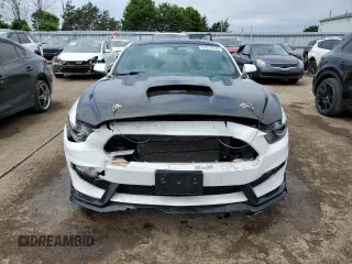 2016 Ford Mustang GT with VIN 1FA6P8CFXG5297026, listed as a Copart auction lot 61017575 with 124,367 mi miles and Salvage title. Bid and sale history available at DreamBid. Image 5.