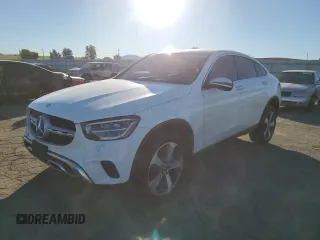 2020 Mercedes-Benz GLC with VIN W1N0J8EB2LF864841, listed as a Copart auction lot 41684055 with 72,661 mi miles and Salvage Title. Bid and sale history available at carsss.com. Image 1.