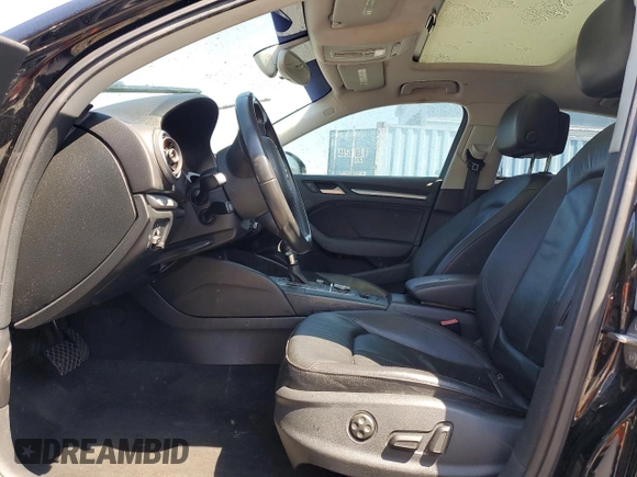 2015 Audi A3 1.8T Premium with VIN WAUACGFF2F1005801, listed as a Copart auction lot 51912765 with 106,935 mi miles and Clean Title. Bid and sale history available at carsss.com. Image 7.