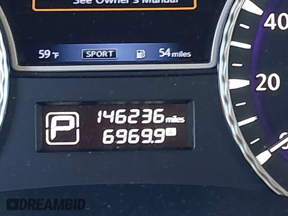 2017 Infiniti QX60 with VIN 5N1DL0MN6HC520790, listed as a IAAI auction lot 41475529 with 146,236 mi miles and . Bid and sale history available at carsss.com. Image 15.