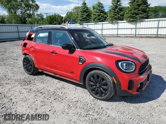 2023 MINI Countryman Cooper S with VIN WMZ83BR01P3P85128, listed as a Copart auction lot 60644995 with 59,208 mi miles and Salvage title. Bid and sale history available at DreamBid. Image 4.