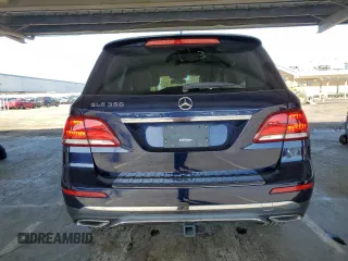 2016 Mercedes-Benz GLE 350 with VIN 4JGDA5JB9GA676927, listed as a Copart auction lot 58386515 with 78,132 mi miles and Salvage title. Bid and sale history available at DreamBid. Image 6.