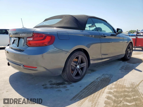 2017 BMW 2 Series 230i z VIN WBA2K9C34HV950516, wystawiony jako Copart lot #60607725 z przebiegiem 50 462 mil mil oraz Szkoda całkowita • Salvage title. Historia ofert i sprzedaży dostępna na DreamBid. Obrazek 3.