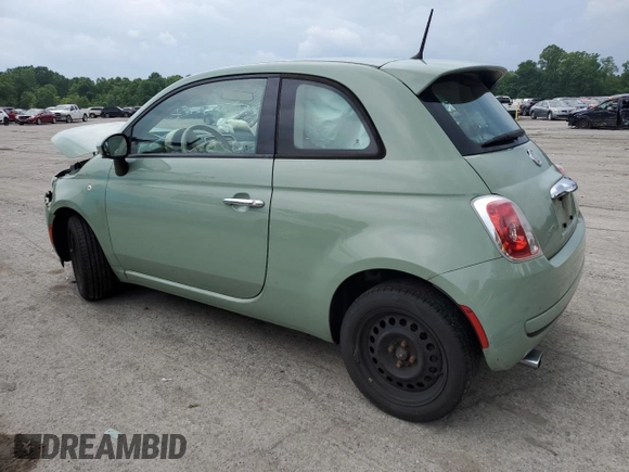 2015 FIAT 500 Pop with VIN 3C3CFFAR2FT501922, listed as a Copart auction lot 60263845 with 83,194 mi miles and Salvage title. Bid and sale history available at DreamBid. Image 2.