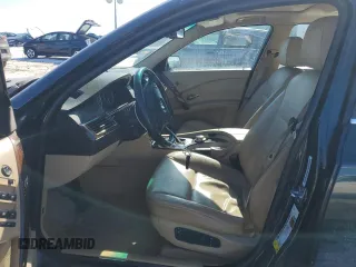 2007 BMW 5 Series 525i with VIN WBANE53537CW67100, listed as a Copart auction lot 45993465 with 145,939 mi miles and Salvage Title. Bid and sale history available at carsss.com. Image 7.