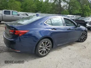 2016 Acura TLX V6 Tech with VIN 19UUB2F51GA001738, listed as a Copart auction lot 51854265 with 15,872 mi miles and Salvage Title. Bid and sale history available at carsss.com. Image 3.