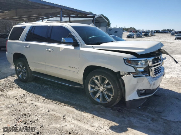 2015 Chevrolet Tahoe LTZ with VIN 1GNSCCKC5FR600193, listed as a Copart auction lot 44858305 with 136,259 mi miles and Salvage Title. Bid and sale history available at carsss.com. Image 4.