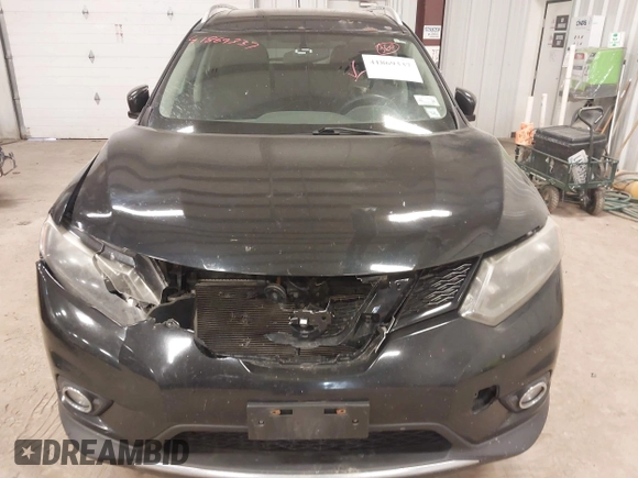2016 Nissan Rogue SV with VIN 5N1AT2MV3GC876787, listed as a IAAI auction lot 41869337 with 189,375 mi miles. Bid and sale history available at carsss.com. Image 12.