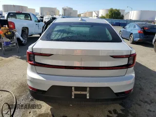 2023 Polestar 2 with VIN YSMEG3KA6PL135246, listed as a Copart auction lot 80104594 with 46,112 mi miles and Salvage Title. Bid and sale history available at carsss.com. Image 6.