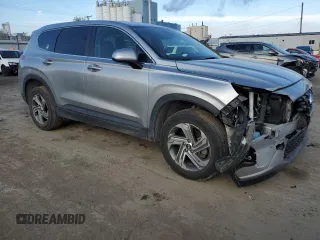 2022 Hyundai Santa Fe SE with VIN 5NMS1DAJ8NH424117, listed as a Copart auction lot 83401824 with 42,767 mi miles and Salvage Title. Bid and sale history available at carsss.com. Image 4.