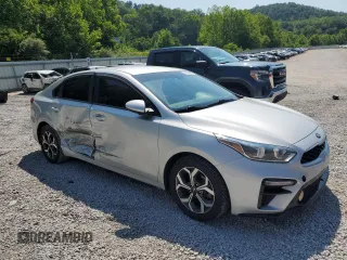 2021 Kia Forte FE with VIN 3KPF24AD2ME341474, listed as a Copart auction lot 61896575 with 77,545 mi miles and Salvage title. Bid and sale history available at DreamBid. Image 4.