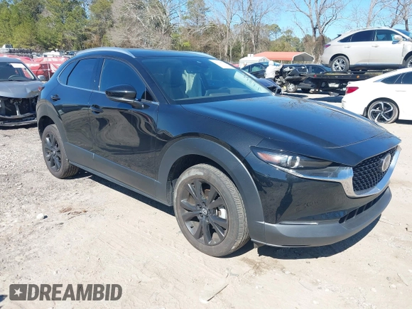 2022 Mazda CX-30 2.5 Turbo Premium Package with VIN 3MVDMBDY4NM446866, listed as a IAAI auction lot 41704578 with 24,360 mi miles. Bid and sale history available at carsss.com. Image 1.