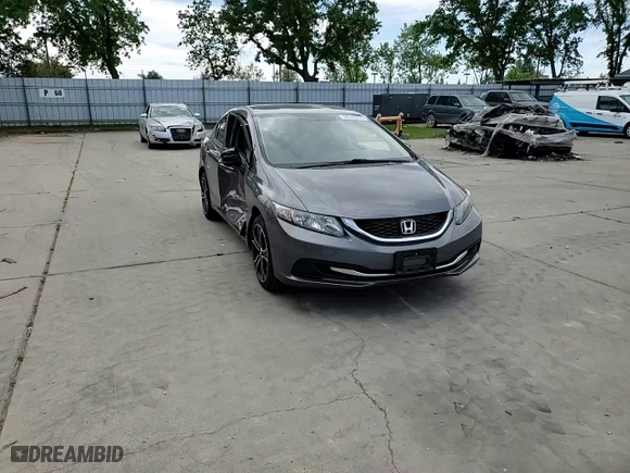 2013 Honda Civic Sdn LX with VIN 19XFB2F50DE272628, listed as a Copart auction lot 52399035 with 78,579 mi miles and Salvage Title. Bid and sale history available at carsss.com. Image 11.