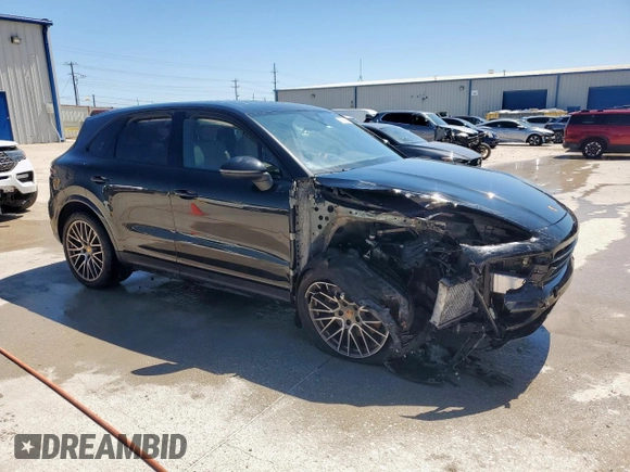 2023 Porsche Cayenne with VIN WP1AA2AY1PDA02570, listed as a Copart auction lot 57474635 with 31,407 mi miles and Salvage title. Bid and sale history available at DreamBid. Image 4.