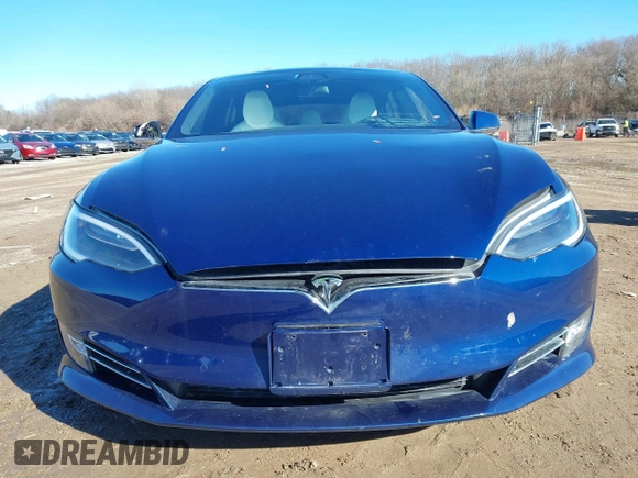 2017 Tesla Model S 100D with VIN 5YJSA1E20HF229362, listed as a IAAI auction lot 41698083 with 75,737 mi miles. Bid and sale history available at carsss.com. Image 12.