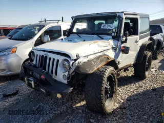 2015 Jeep Wrangler Sport with VIN 1C4AJWAG1FL554638, listed as a Copart auction lot 46570115 with 69,486 mi miles and Clean Title. Bid and sale history available at carsss.com. Image 1.