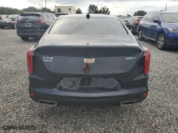 2021 Cadillac CT4 Premium Luxury with VIN 1G6DB5RK6M0129902, listed as a Copart auction lot 74397794 with 0 mi miles and Salvage Title. Bid and sale history available at carsss.com. Image 6.